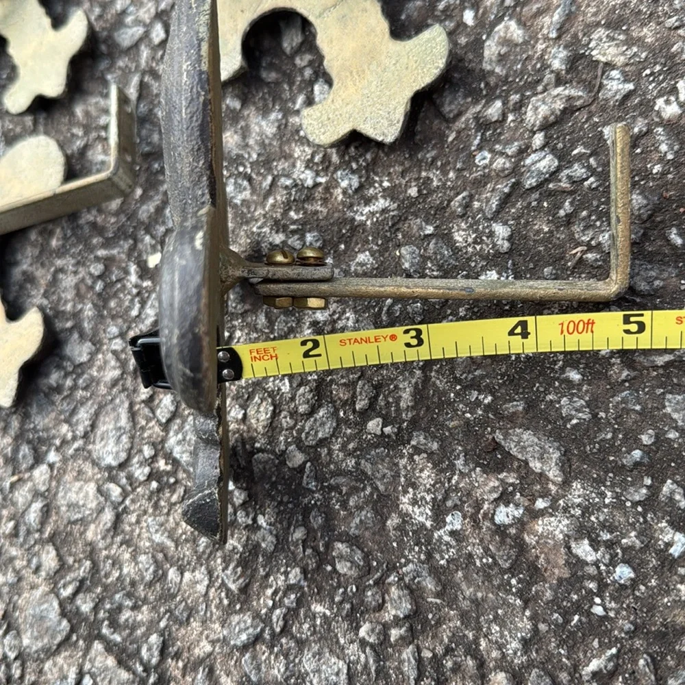Fleur-de-lis Set of 2 Metal Curtain Tie Backs